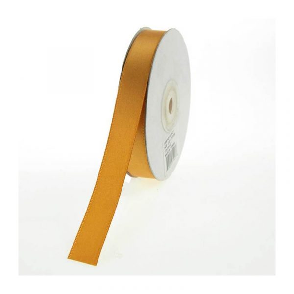 Old Gold Double Faced Satin Ribbon