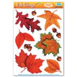 Fall Leaves Cling Sheets