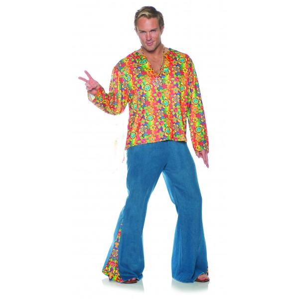 Hippie Boogie Down Adult Mens 60s Costume - Cappel's