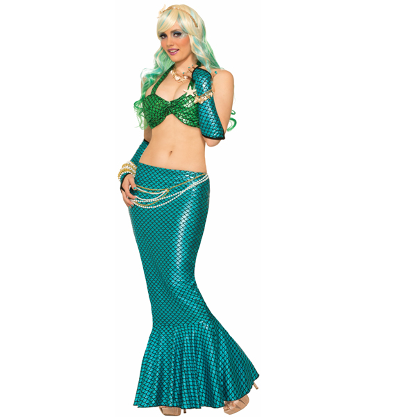 Aqua Color Mermaid Costume