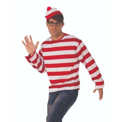 Where's Waldo Shirt, Hat, and Glasses