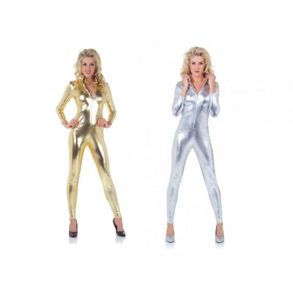 Metallic Jumpsuit Gold or Silver