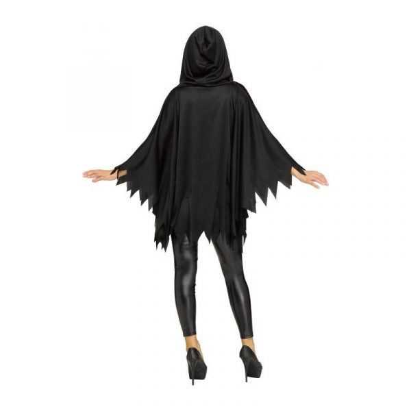ghost face glittering poncho