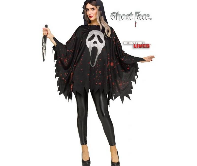 Ghost Face® Glittering Poncho