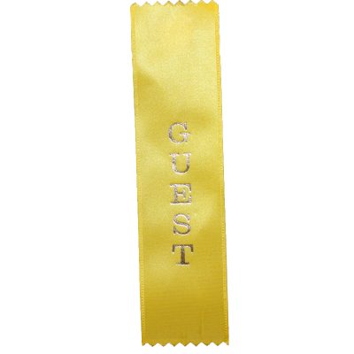Guest Designation Ribbon - Flat Satin Ribbon