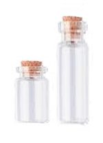 Glass Bottle with Cork - Assorted Sizes