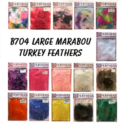 Large Marabou Turkey Feathers