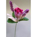 Bridal Rosebud Pick On 9 Inch Stem