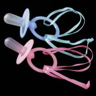Jumbo Pacifiers Pink or Blue