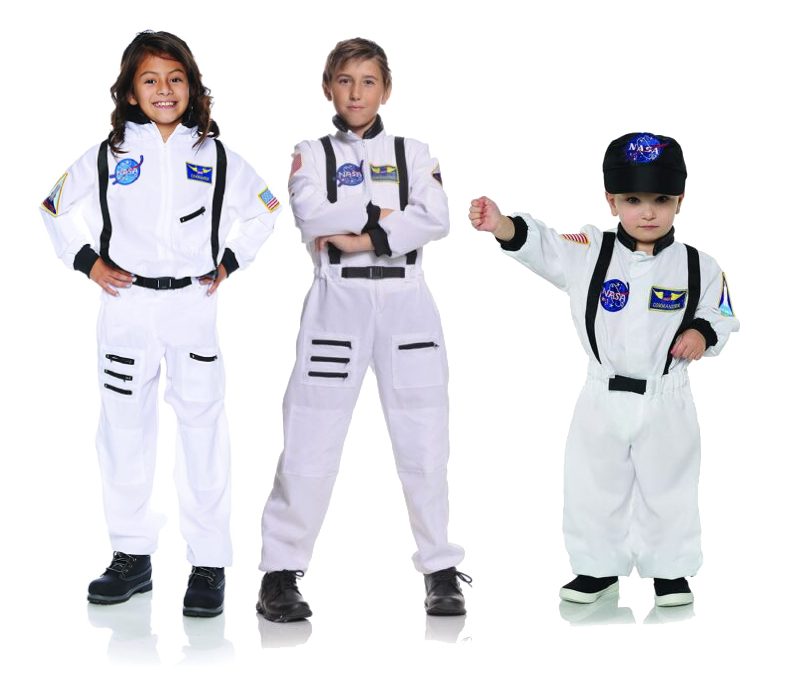 White Astronaut Costume for Kids
