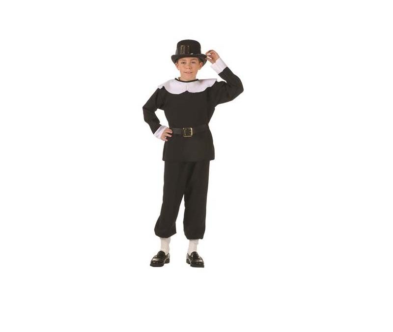 Pilgrim Boy Halloween CostumeThanksgiving School Play