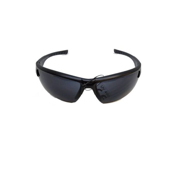 Mirror Lens Fashion Wrap Sunglasses black