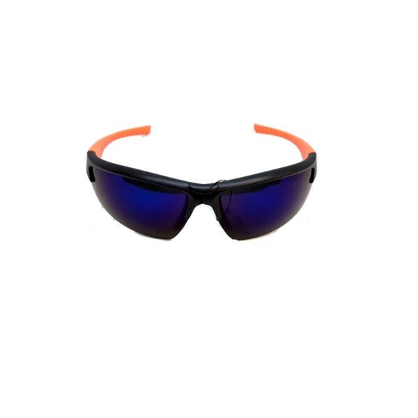 Mirror Lens Fashion Wrap Sunglasses orange