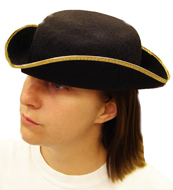 Tricorner Patriot Colonial Hat