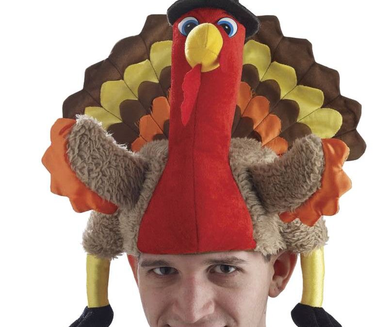Plush Fantail Turkey Thanksgiving Hat