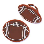 3-D Party Plastic Football Rings