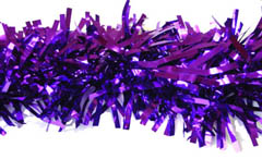 Purple Metal Garland, 4" x 15'