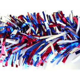 Red/White/Blue Decoration Garland, 4" x 15'