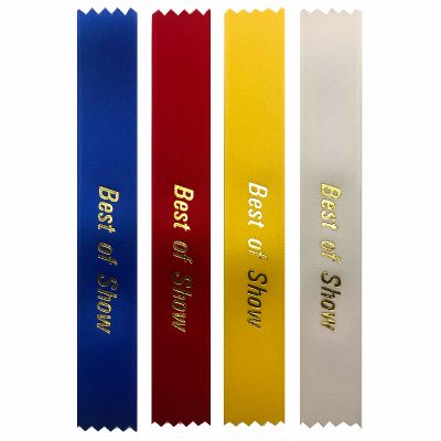 best of show flat satin ribbon assorted colors