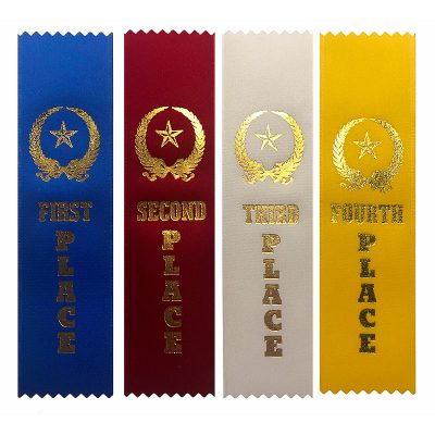 1st Place - 4th Place Award Ribbons