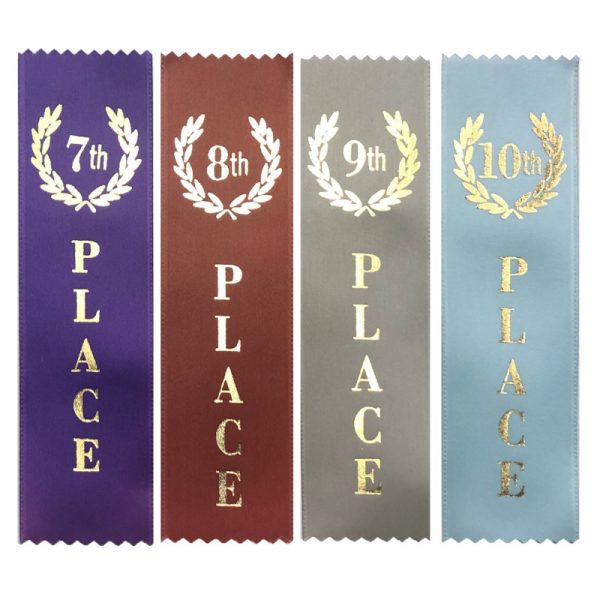 7th Place - 10th Place Award Ribbons