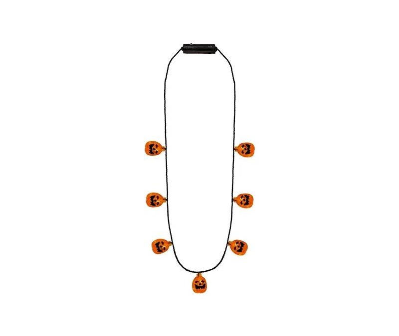 Light-Up Jack O’Lantern Necklace