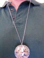Mirror Ball Disco Necklace