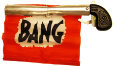 Novelty Gun w/"Bang"