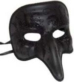Short nose Venetian Male mask Mardi Gras