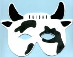 Cow Half Mask for Kids