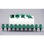 Green Plastic Taper Candle Holder for Crafts & Florals