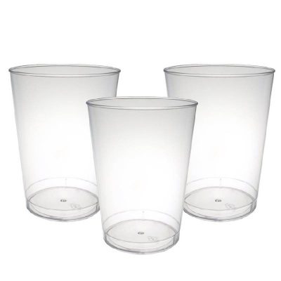 Clear Plastic Tumblers - 10 Ounce
