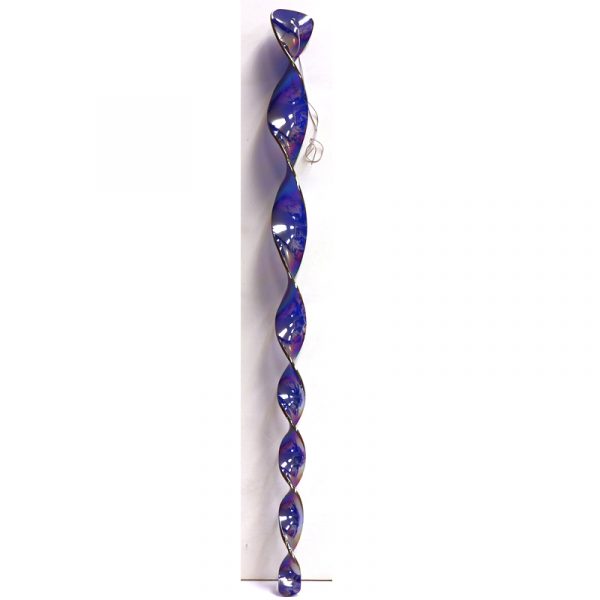 Blue 18 1/2" Party Iridescent Plastic Wind Twister