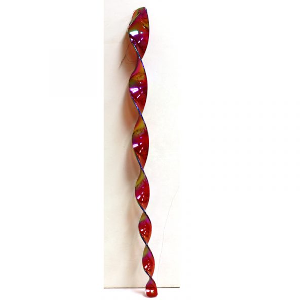 Red 18 1/2" Party Iridescent Plastic Wind Twister