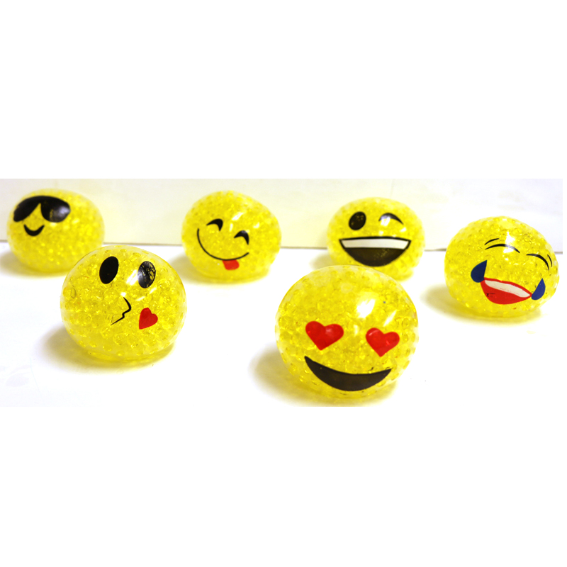 eventyr Brudgom Opfylde Buy 2 1/4 Inch Party Squishy Emoji Bead Ball 1 per package - Cappel's