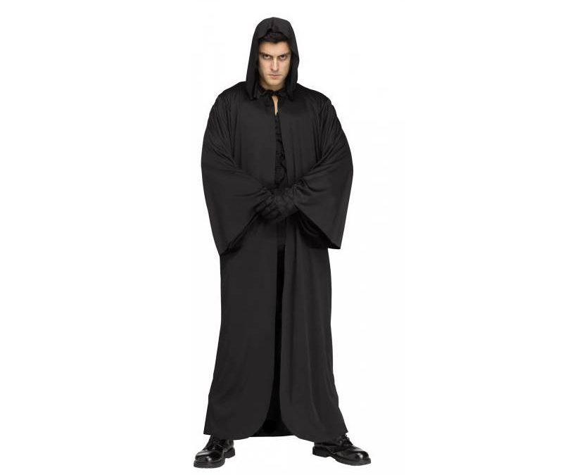 Hooded Black Adult Robe