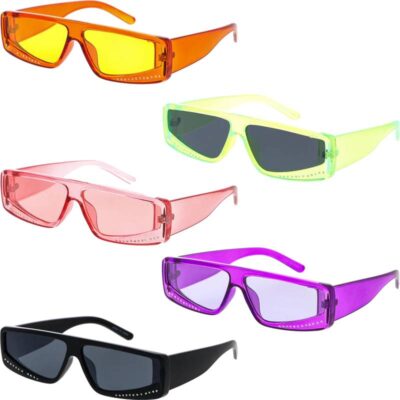 Jelly Frame Sunglasses w Rhinestones