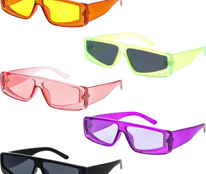 Jelly Frame Sunglasses w Rhinestones