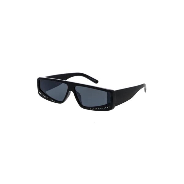 Jelly Frame Sunglasses w Rhinestones black