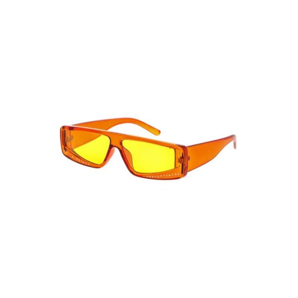 Jelly Frame Sunglasses w Rhinestones orange