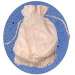 Money Bag With Fringe - Ivory