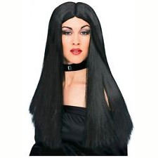 Long Black Cher Wig