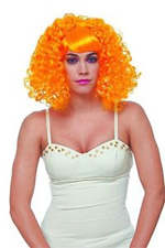 Wig Short Curly Orange Urban Diva