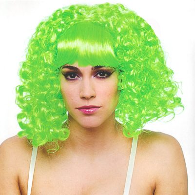 Urban Diva Green Curly Wig