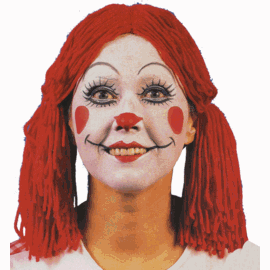 Raggedy Clown Wig Yarn wig