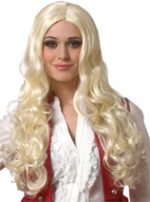 Sultry Wig Blonde Long Wavy off-Center Part