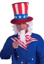 Uncle Sam Wig and Beard Set