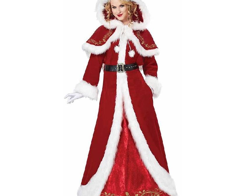 Mrs. Claus Deluxe Adult Costume – Santacon
