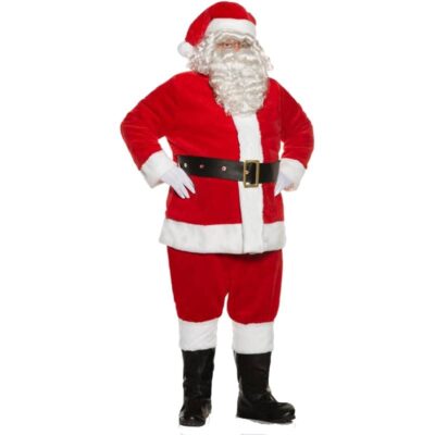 Deluxe Plush Santa Suit