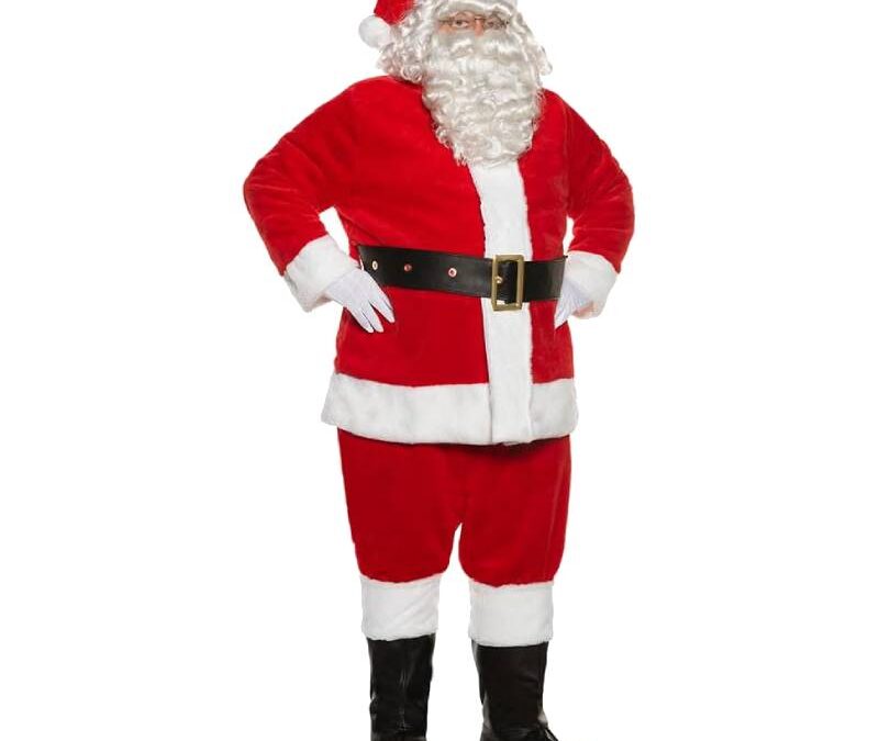Deluxe Plush Santa Suit